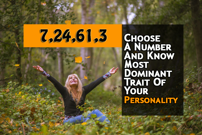 Most Dominant Trait Of Your Personality